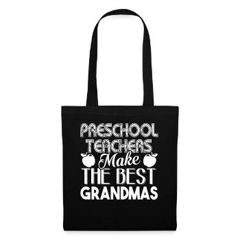 Preschool Teacher Preschool Teacher Grandma - Tote Bag - black - Front