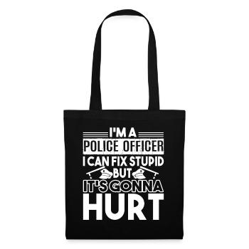 Police Officer Police Officer Fix Stupid - Tote Bag - black - Front