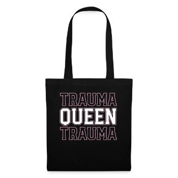 Trauma Queen Trauma Nurse ER Emergency Room Nurse - Tote Bag - black - Front