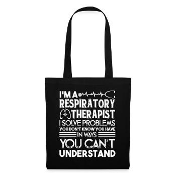 Respiratory Therapist I Solve Problems - Tote Bag - black - Front