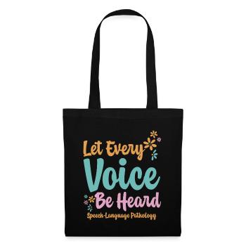 Que chaque voix soit entendue 2 - Sac en tissu - noir - Devant