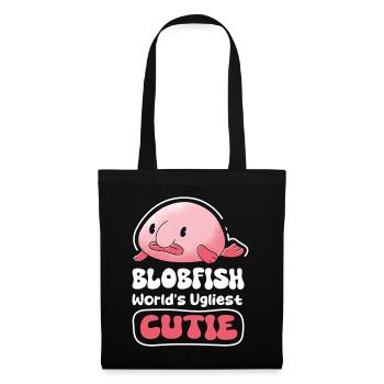 Biologiste marin Poissons d’eau profonde Blob Océan - Sac en tissu - noir - Devant