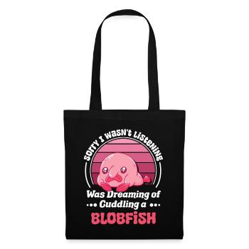 Biologiste marin Poissons d’eau profonde Blob Océan - Sac en tissu - noir - Devant