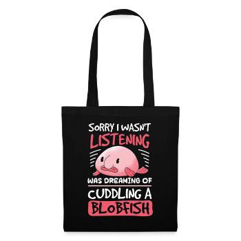 Biologiste marin Poissons d’eau profonde Blob Océan - Sac en tissu - noir - Devant