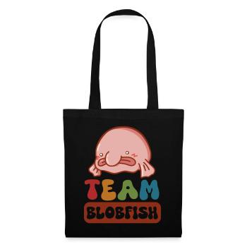 Biologiste marin Poissons d’eau profonde Blob Océan - Sac en tissu - noir - Devant