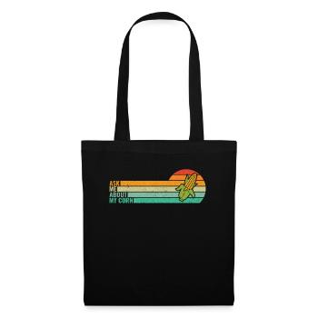 Retro Ask Me About My Corn - Corn Farmer Farmer - Tote Bag - black - Front