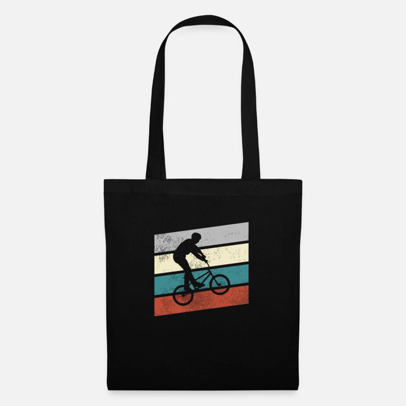 BMX Retro - Stoffbeutel - Schwarz