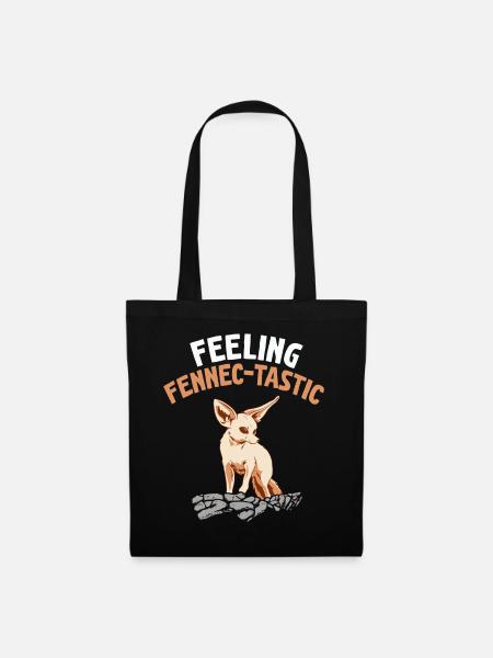 Fennek-schmeckender Fennek-fuchs-besitzer - Stoffbeutel - Schwarz