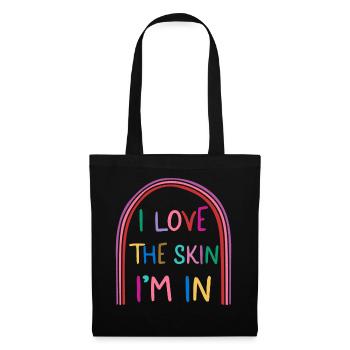 Black Lives Matter Shirt, I Love The Skin I'm In - Tote Bag - black - Front