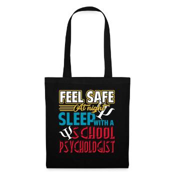 School Psychologist Sleep With School Psychologist - Tote Bag - black - Front