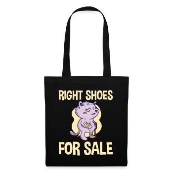 Right Shoes For Sale 2 - Stoffbeutel - Schwarz - Vorne