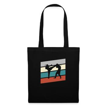 mma retro - Stoffbeutel - Schwarz - Vorne