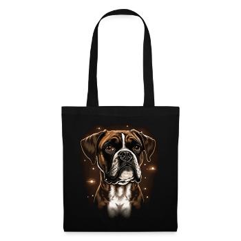 Cute Boxer Dog Breed Pet Lover - Stoffbeutel - Schwarz - Vorne