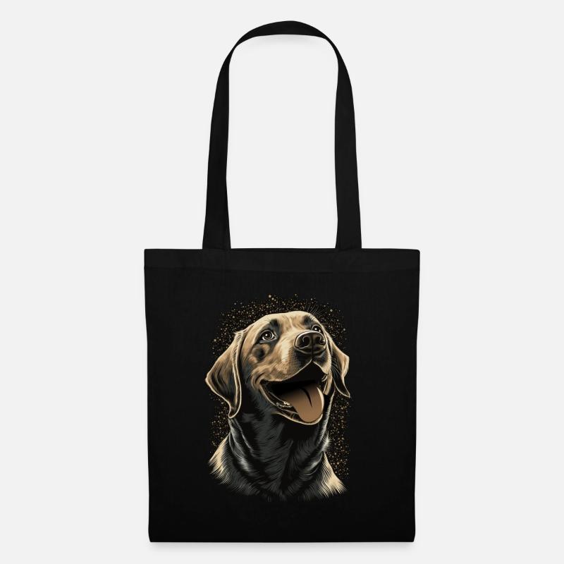 Cute Labrador Retriever Dog Breed Pet Lover - Stoffbeutel - Schwarz