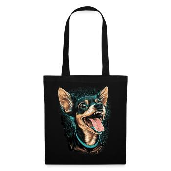 Cute Chihuahua Dog Breed Pet Lover - Stoffbeutel - Schwarz - Vorne