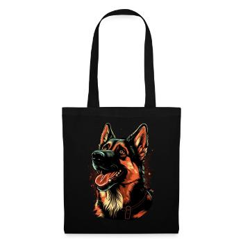 Cute German Shepherd Dog Breed Pet Lover - Tote Bag - black - Front