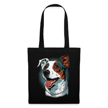 Cute Jack Russel Terrier Dog Breed Pet Lover - Stoffbeutel - Schwarz - Vorne