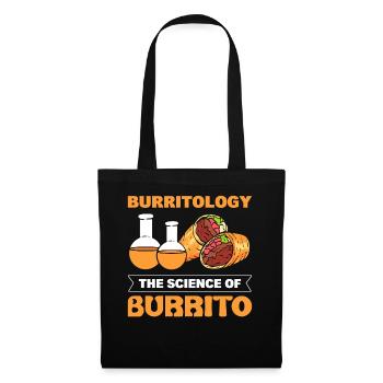 Burritology The Science Of Burrito Burritos Taco - Tote Bag - black - Front