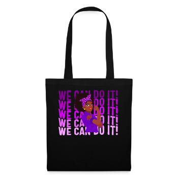 Black Lives Matter Shirt, on peut le faire Rosie La - Sac en tissu - noir - Devant
