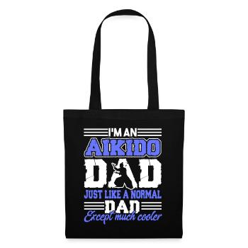Aikido Aikido Dad Is Cooler - Tote Bag - black - Front