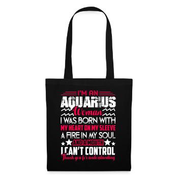 Aquarius I'm An Aquarius Woman - Tote Bag - black - Front