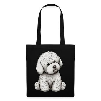 Cute Bichon Frise Dog Breed Pet Lover - Tote Bag - black - Front