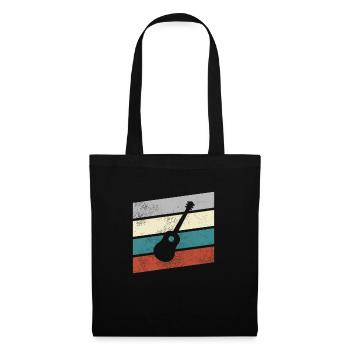Guitar Retro - Tote Bag - black - Front