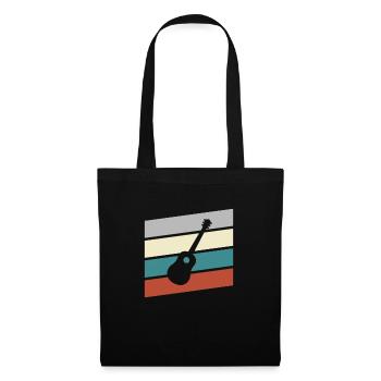 Guitar Retro - Tote Bag - black - Front