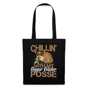Chilling With Sugar Glider Owner Sugar Gliders - Tote Bag - black - Front