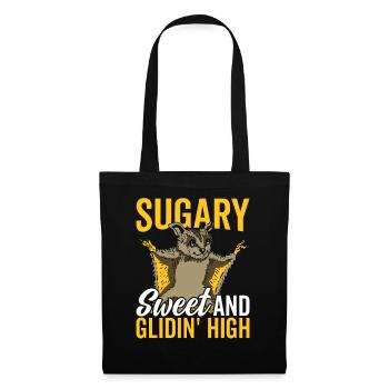 Glidin' High Sugar Glider Propriétaire de Sugar Gliders - Sac en tissu - noir - Devant