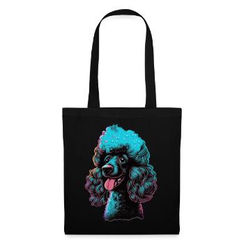 Cute Poodle Dog Breed Pet Lover - Stoffbeutel - Schwarz - Vorne