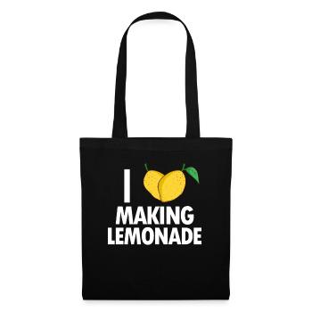 J’adore faire de la limonade Limonade Limonadenboss - Sac en tissu - noir - Devant