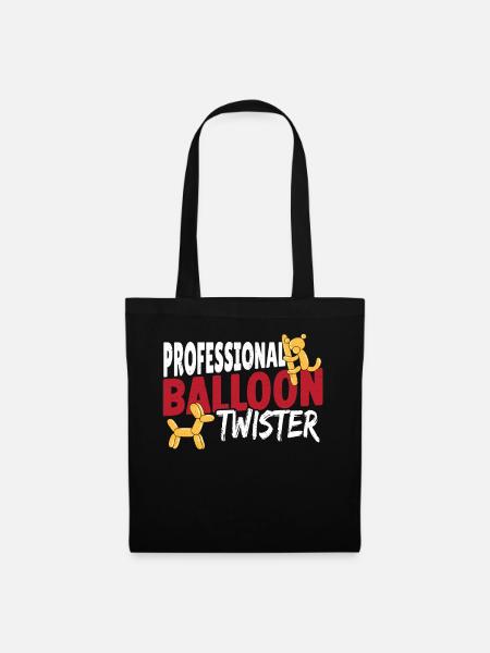 Professioneller Ballonverdreher Ballonverdreher - Stoffbeutel - Schwarz