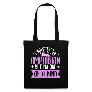 Axolotl Amphibiens Salamandres mignonnes axolotl - Sac en tissu - noir - Devant