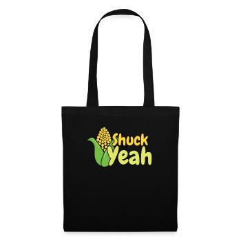 Shuck yes- Corn Farmer Farmer Corn Grain - Tote Bag - black - Front