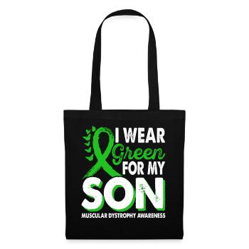 Wear a green ribbon for the - Tote Bag - black - Front