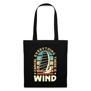 Windsurfing Cancel Everything There Is Wakeboard - Tote Bag - black - Front