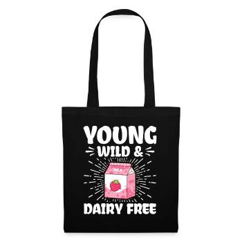 Jung Wild & Lactose-free - Intolerance to milk - Tote Bag - black - Front