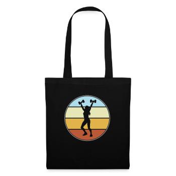 Fitness Retro - Tote Bag - black - Front