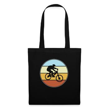 Mountain Bike Retro - Tote Bag - black - Front