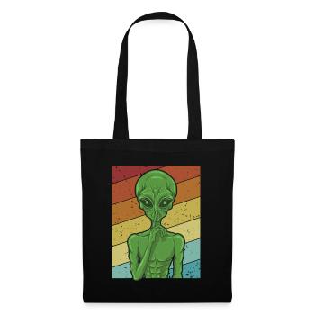 Ufo Conspiracy Extraterrestrial - Tote Bag - black - Front