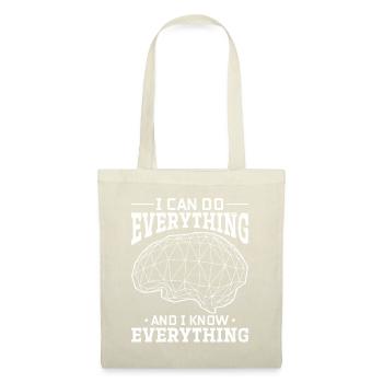 Funny Artificial Intelligence Quotes Artificial In - Stoffbeutel - Natur - Vorne