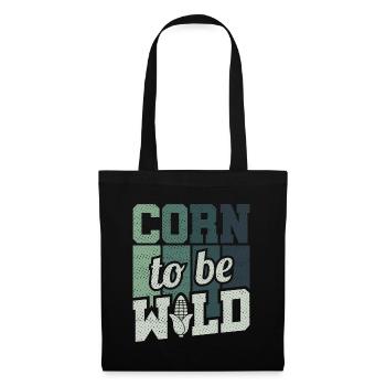 Retro Corn To Be Wild - Corn Farmer Farmer - Tote Bag - black - Front