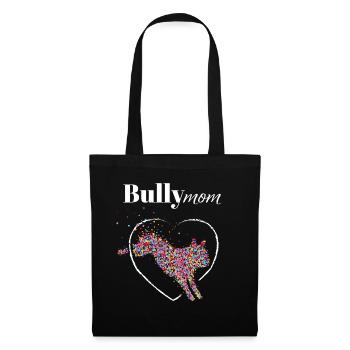 Bully Maman Bouledogue Français Chiens - Sac en tissu - noir - Devant