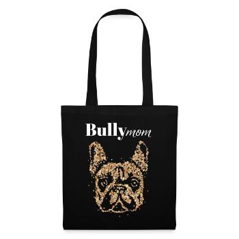 Bully Maman Bulldog Français Bulldog Frenchie - Sac en tissu - noir - Devant