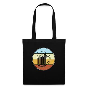 Beer Retro - Tote Bag - black - Front
