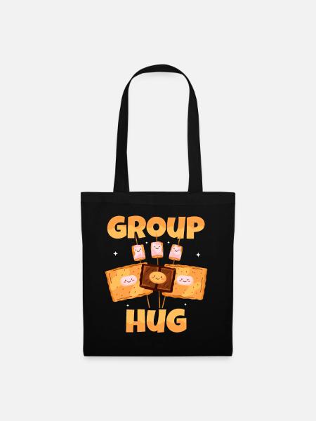 Group Hug - Stoffbeutel - Schwarz
