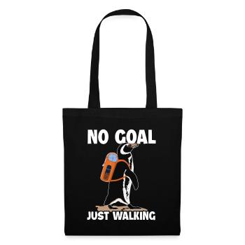 Pas de but juste marcher Trekking Randonnée en montagne Randonnée - Sac en tissu - noir - Devant