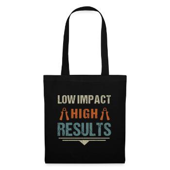 Low Impact Workout Fitness Exercise Body Strength - Tote Bag - black - Front