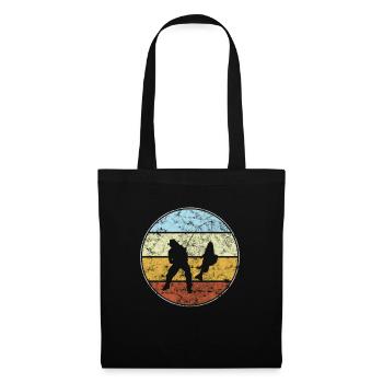 Fishing Retro - Tote Bag - black - Front